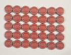 100 Angry Orchard Red Beer Bottle Caps Crown Crafts No Dents Mint Condition