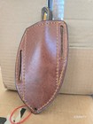 Hand Engraved Leather Sheath For Fixed Blade Knife Case Holster Tactical Pancake