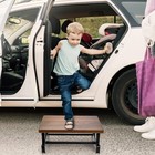 Wood One Step Stool Anti-slip Bed Steps For High Beds Riser For Adults 500 Lbs