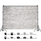 10x8ft Retro White Brick Wall Backdrop Classical Vintage Design Photography B   