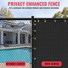 Ultra Heavy Duty 200 Gsm Privacy Fence Screen     Non-recycled Polyethylene Mesh 