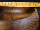 Beautiful Hand Turned Wooden Bowl 9    Diameter Teak Wood