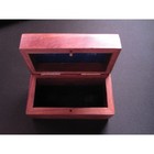 Cool Vintage Wooden Trinket Box With Brass Anchor Inlay Nautical Design Hardwood