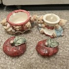 Popular Imports Bear Apple Resin Mini Tea Set Vintage Autumn 1996