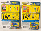 2 Vtg Flick Trix Finger Mountain Bikes Rock Shox Foes Dhs Yellow   Red 2001 New
