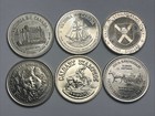 Lot Of 6 Canada Souvenir Dollars  Canadian Commemorative Trade Tokens