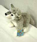 Ganz Webkinz Hm358 Grey Wolf Plush Stuffed Animal Opened Code