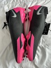 Nike Mens 13 Phantom Gt Academy Df Fg Mg Black Pink Cw6667-006 Soccer Cleats Rr