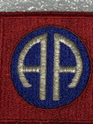 Vintage Wwii Us Army 82nd Airborne Division Greenback Patch