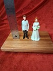 Vintage Wilton Plastic Bride And Groom Cake Topper Figurines Wedding Pair 4 25 