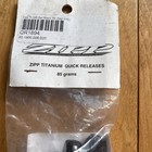 Zipp Spead Weaponry Quick Release Titanium Skewer Set Front And Rear  vgc 