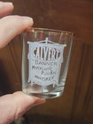 Old Rare Antique 1900s Calvert Banner Md Whiskey Pre Pro Advertising Shot Glass