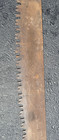 Antique 2 Man Crosscut Logging Saw  Vtg  Log Cutting Tool 72    Blade W handles