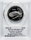 2022-w  100 American Platinum Eagle 1oz Proof Coin Pcgs Pr70 Advance Release