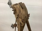 Antique Wood And Metal Surveyors Transit Tripod Adjustable Legs