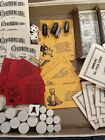 Vintage 1981 Wildcatter Oilfield Landman Board Game Land Leases Drill Bit Tokens