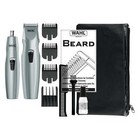 Mustache Men s Multi-groomer  Battery Beard Trimmer  Silver 12pc - 5606-700