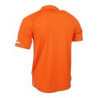 Bucknell Bison Ncaa Adidas Men s  Orange Climachill Polo Shirt