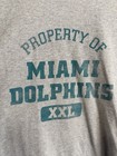 Vintage Miami Dolphins Raglan Long Sleeve Shirt Reebok Nfl Football Size 2xl