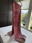 Vintage Guatemalan Huipil Table Runner Handwoven Boho Maya Textile 14x79
