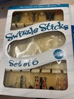 Lot Of 23 Hand Blown Art Glass Swizzle Stir Sticks Butterflies Fish  Fruit  