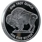 1 Oz Silver Mason Mint Buffalo Round 999 1 Troy Ounce Fine Silver - In Stock