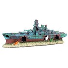Aquarium Shipwreck Decorations Reusable For Fish Tank Cave Decors Accessories