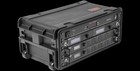 Skb Cases 3i-4u11g-w 4u Injection Molded 11  Deep Rack W wheels Dark Grey