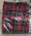 New Lands    End Kids Girls 16 Plaid School Uniform Kilt Skirt Red Navy Nwt
