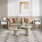 Set Of 2 Modern Bedside Table Nightstand End Table With Drawer Storage Cabinet