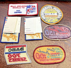 Vintage Bowling Award Patches Lot Of 7 Abc 700 Series Bci League Champ Over Avg