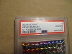 2021-22 Panini Mosaic Kevin Durant  7 Stained Glass Psa 10 Gem Mint Case Hit Ssp