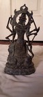 8 Armed Durga Goddess Standing On Top Buffalo  Durga