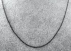 Black Rhodium Plated Sterling Silver  7mm Box Chain Italy Made