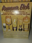 Starter Glass Etching Kit With Rub N Etch   Reusable Stencil Assortment