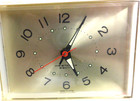 Vintage Westclox Moonbeam Alarm Clock With Flashing Light S14-a Starburst Mcm