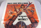 Mitchell 1975 Movie Poster One Sheet Original Joe Don Baker Linda Evans 27x41 Vg