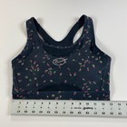 Nike Women s Medium Swoosh Icon Clash Sports Bra Black Rose Print Nwi