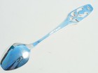 1 Each Swedish Silver Espresso Spoon Mocca Sked Alton Sverige Flowers Typ 1