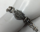 Vintage Sterling Silver 925 Harley Davidson Chain Bracelet 55 0 Grams