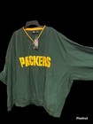 Green Bay Packers Jacket Men s Large Green Pullover Windbreaker 4x