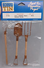 Miniature Doll House Gardening Tools 4 In Rusted Color Set Of 3 New