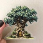 50pcs Forest Pet Transparent Stickers Waterproof Scrapbook Journal Laptop Decals