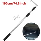 Telescoping 6 3 Ft Truck Cargo Grabber Pickup Bed Retriever Tool With Two Hooks