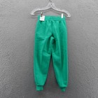 Nike Club Fleece Kids Joggers Sweatpants Green Youth Small Athletic New