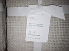 Pottery Barn Euro Sham Belgian Flax Linen Waffle Weave New Set Of 2 Large Square