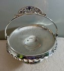 Antique Victorian Pairpoint Quadruple Silver Plated Basket  Circa 1864  19 5   t 