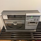 Vintage Sharp Vz-3000 Vertical Combo System Turntable Linear- Read Cassette