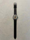 Vintage Disney Bradley Mickey Mouse Pie Eyed Swiss Watch 47 - Exe - Runs