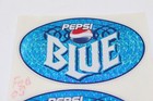 Lot 2 Vintage Pepsi Blue Soda Pop Stickers See Description
